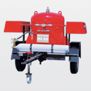 مقطورات إطفاء الحريق بالمسحوق الكيماوى الجاف