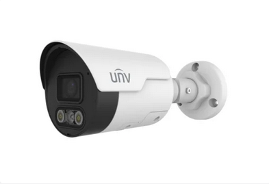 كاميرا شبكة بدقة 4 ميجابكسل مزودة بإضاءة مزدوجة ملونة وميكروفون ومكبر صوت مدمجين IPC2124LE-ADF40KMC-DL